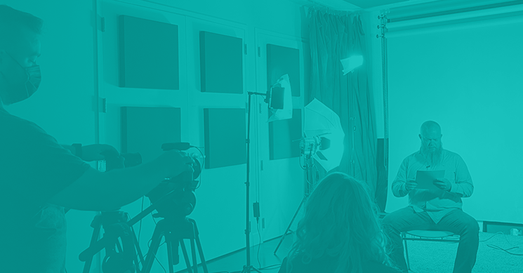 behind the scenes filming shot