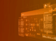 monochrome orange image depicting automated tooling and AI usage